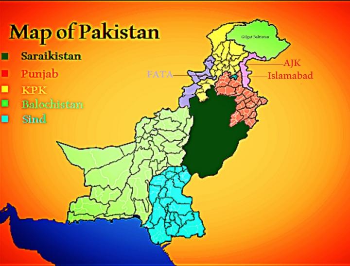 Map of Pakistan