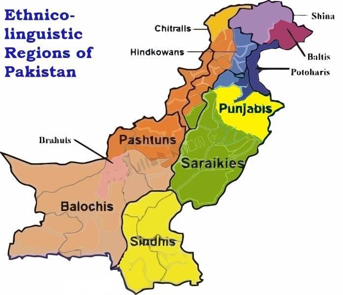 Major languages of Pakistan